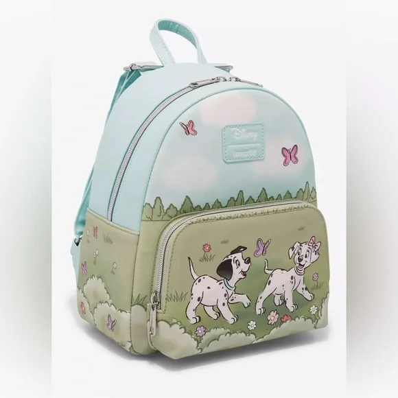 Loungefly Disney 101 Dalmatians Flower Field Mini Backpack - Picture 2 of 4
